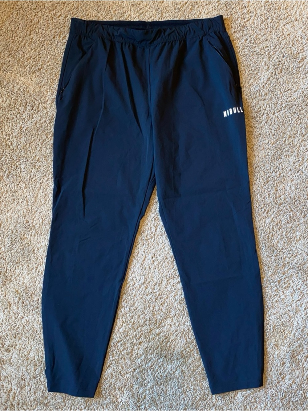 Nobull Jogger Pants Mens Size XL Performance Workout Gym Black Zip Ankle Athlete
